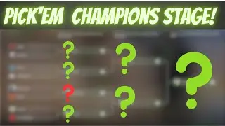 CHAMPIONS STAGE PICK'EM TIME  - CS:GO Major Paris 2023