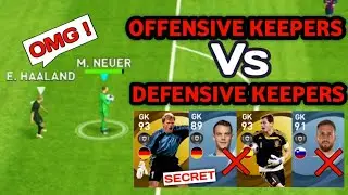 BEST GOAL KEEPERS PES 2021 mobile (OFFENSIVE VS DEFENSIVE)