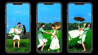 Mobile Screen Photo slideshow Editing | Green screen effects