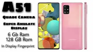 Samsung A51 Prism Crush Pink | 48 MP main & 32 MP Selfy Camera |  Latest Info