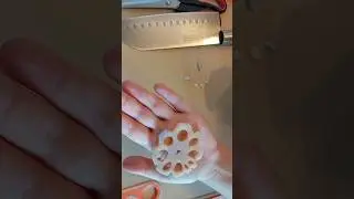 🌸Делаем форму цветка из кусочка Корня Лотоса🧑‍🍳