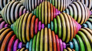Rainflow Circuit 🌈 Colorful Trippy Motion Graphics Animation made in Blender3D
