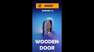 Stylized Old Wooden Door - Blender Tutorial Timelapse 