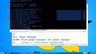 Desktop configuration and Power manager for ICEWM session