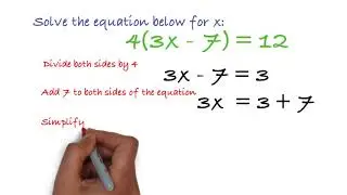 Algebra: Solving Linear equations with brackets