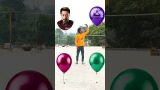 balloon and Avengers name magic video new vfx funny video #shorts #magic #vfx #viral