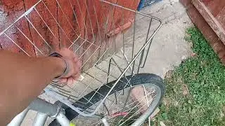 Багажник велосипеда переделываю.