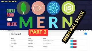 MERN FULLSTACK CRUD operation part 2
