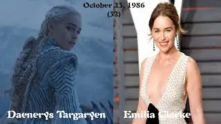 Game of Thrones Characters - Real names  - Ages