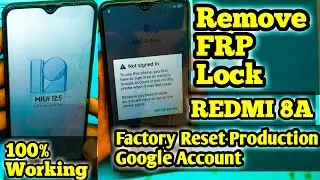 Redmi 8A FRP Bypass MIUI 12 || Redmi 8A FRP bypass without pc
