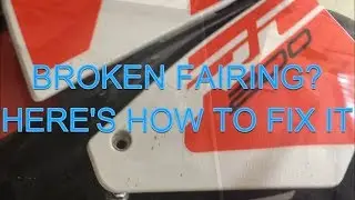 Broken fairing of KTM RC 200 FIX!