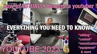 HOW TO START A YOUTUBE CHANNEL IN 2023 (everything you need to know) || Nyla Leyette