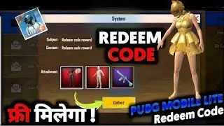 PUBG LITE REDEEM CODE TODAY🔥 PUBG LITE REDEEM CODE