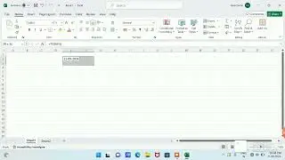 Insert Date and Time in MS Excel | Format Date by little-bit Computer