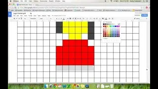Making a Lego Portrait on Google Docs