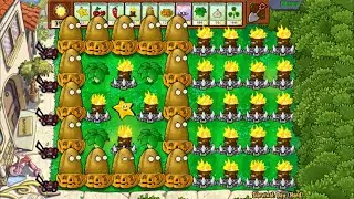 Plants vs Zombies Hack - Starfruit Vs 9999 Giga Gargantuar Vs Dr Zomboss
