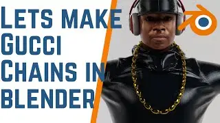 Lets make Gucci Chains in Blender (Procedural Gucci Chain)