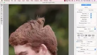 Photoshop Tutorial - Fix Hair with Liquify Tool