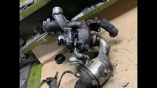 Removing the Opel Zafira 2010 1.9 TDCI turbocharger