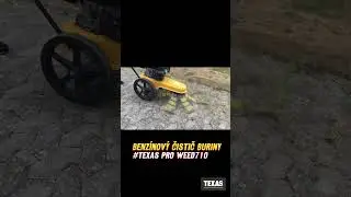 Benzínový čistič buriny TEXAS PRO WEED710 #shorts #reels #texasgarden