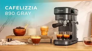Espresso machine Cafelizzia 890 Gray for espresso and cappuccino