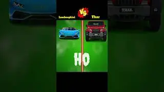 Lamborghini V/S Thar ❓ Full Comparsion 
