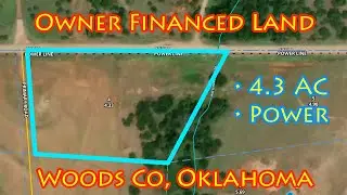 4.33 Acres of Land In Woods County Oklahoma Owner Financed Land | Only $499 Down | WHC4