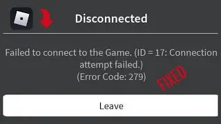 How to fix roblox error code 279 / Roblox disconnected error code 279 / Fix roblox error code 279