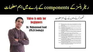 WHAT ARE COMPONENTS OF REFERENCES | RESEARCH | THESIS | MUHAMMAD ASAD