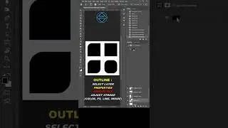 photoshop short - ROUNDED CORNERS OUTLINE