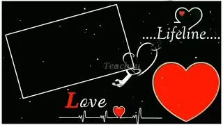 Love Black Screen Template || Kinemaster Editing || Love 30 Second Whatsapp Status || Teach4u