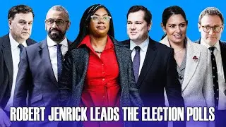 Robert Jenrick leads first Conservative leadership poll as MP drops out.