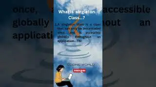 What is singleton class in java