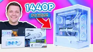 Ultimate 1440p Gaming PC Build 2024! 👑 [All White Build ft. Ryzen 7800X3D & 4070 Ti SUPER]
