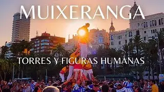Muixeranga valenciana. Torres humanas. Antecedente de Els Castells en 4K.