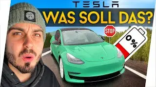 TESLA Reichweite unter 0% Ladung! 😯