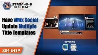 Have vMix Social Update Multiple Title Templates