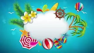 SUMMER TEMPLATES DESIGNED WITH GREEN SCREEN EFFECTS