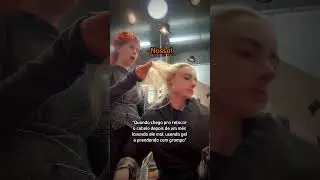 Cabeleireira de BAILARINA sofre 😅