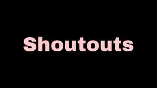 A shoutout