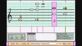 Evanescence My Immortal on Mario Paint Composer