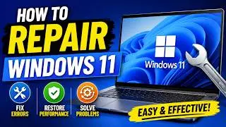 Fix Windows 11 Problems: Complete Repair Guide (BSOD, Crashes, Slow PC & More)
