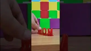 3D PRINTED I ❤ MOM - REMINDER FOR MOTHERS DAY.