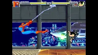 Spiderman(KONG) vs DG Powerpuff Girls