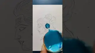 Sawan Special Mahadev Painting 😱 #shortsl #mahadev #painting