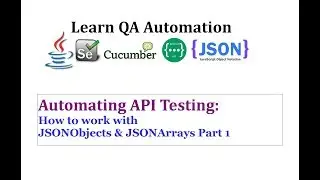 How to work with JSONObjects & JSONArrays Part 1
