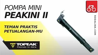 Tuntaskan ban kurang angin saat bersepeda dengan Topeak Pompa Mini Peakini II