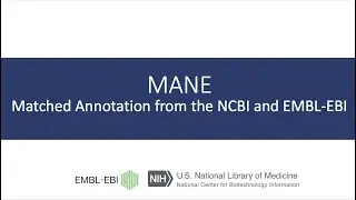 Webinar - Matched Annotation from the NCBI and EMBL-EBI (MANE)