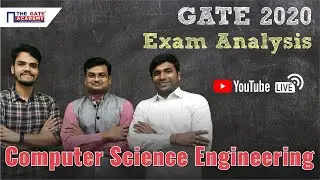 *LIVE GATE 2020 Computer Science Paper Analysis: Expected Cut Off, Weightage, Difficulty Level