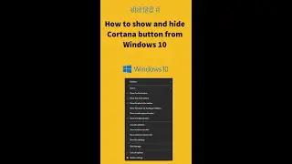 How to remove cortana from windows 10 #Shorts| Hindi Tutorial